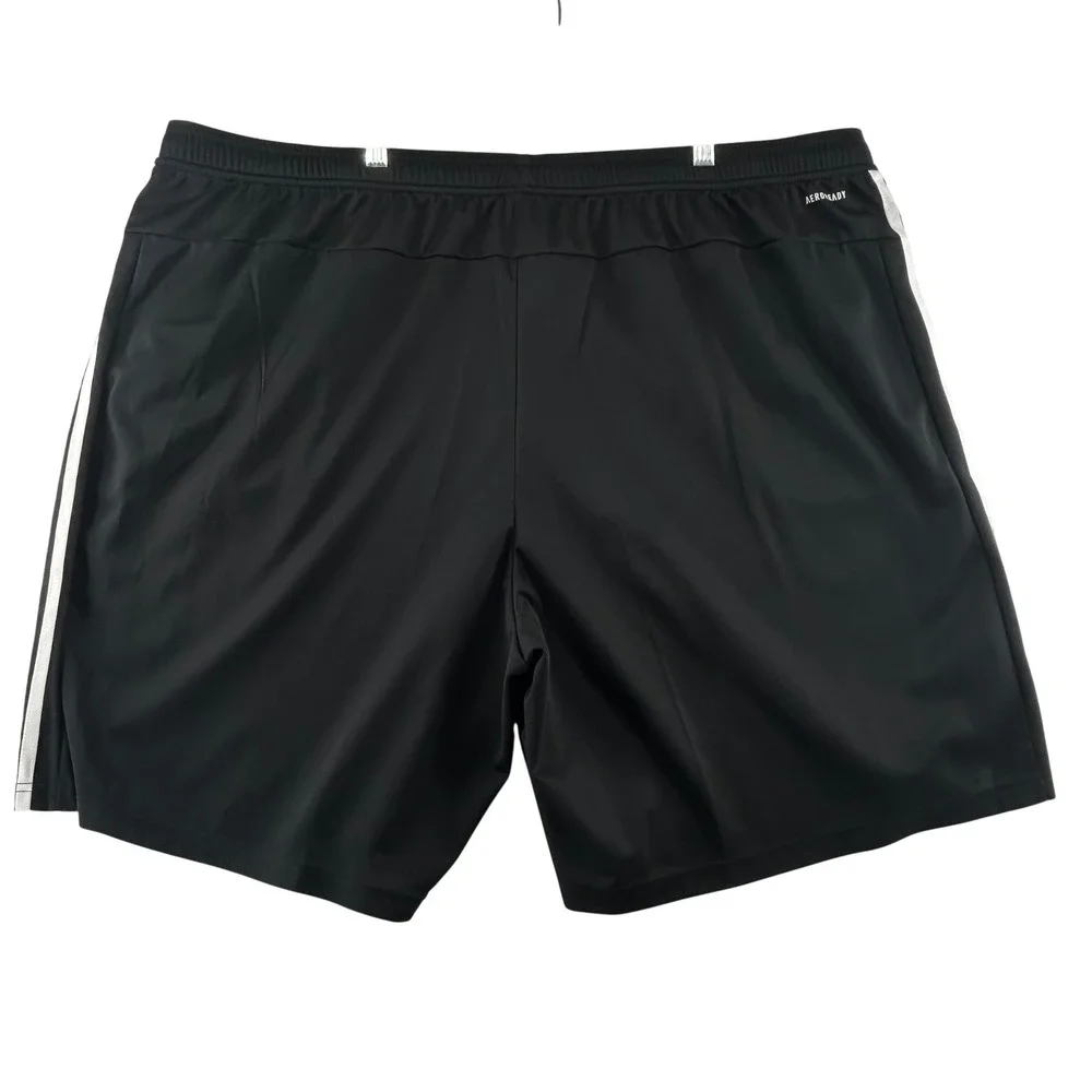 Adidas Train Essentials Pique‎ 3-Stripes Training Shorts Mens 4XL Pockets Gym
